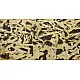 Clamp Dye . Natural Color Cotton Fabric ~ 22 { Per meter }